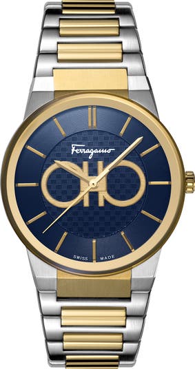 Salvatore Ferragamo Sapphire Bracelet Watch, 41mm
