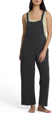Billabong Pacific Time Cotton Gauze Jumpsuit