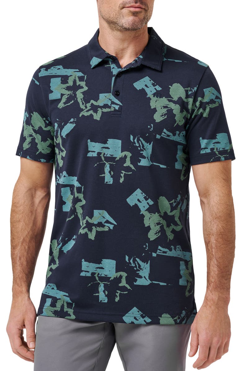 TravisMathew Favorite Hello Cotton Blend Polo, Main, color, Total Eclipse