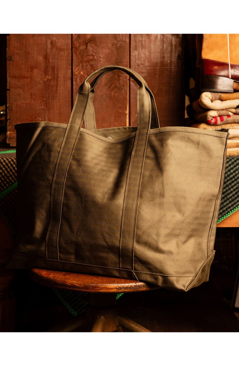 Fortela Tawelbag Herringbone Cotton Bag, Alternate, color, Green