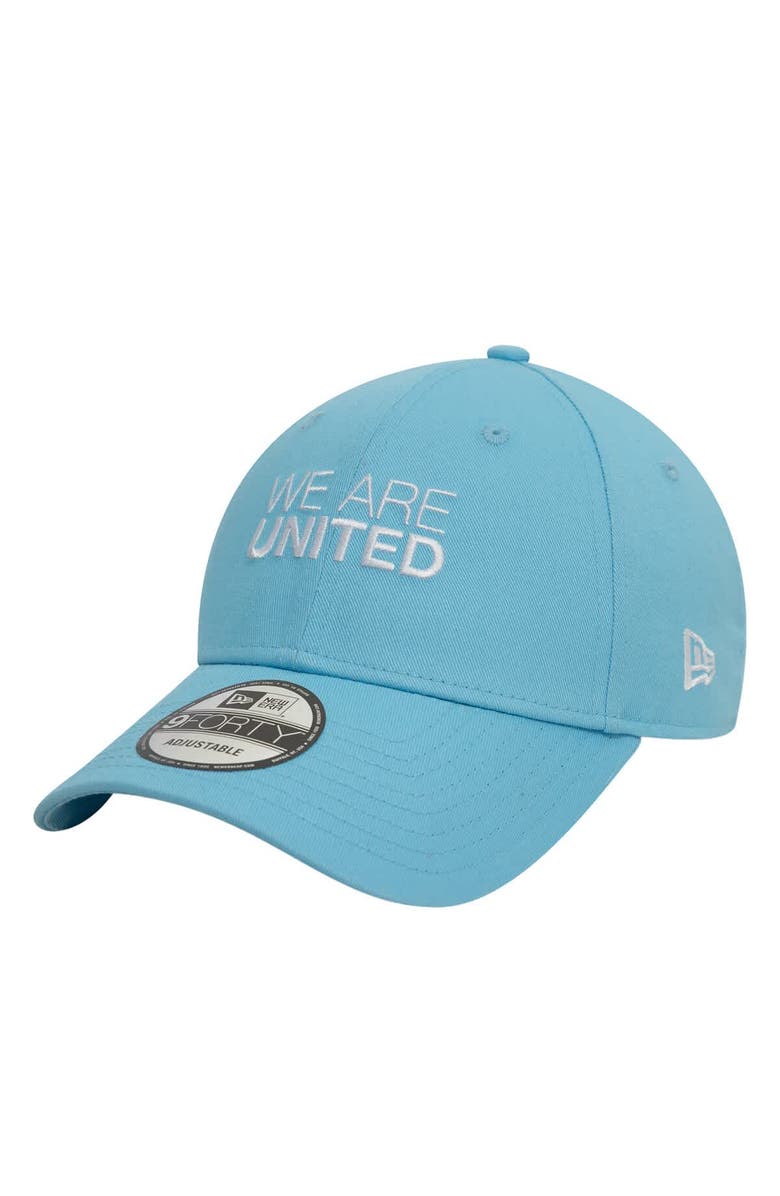 New Era Men's New Era Blue Newcastle United Seasonal 9FORTY Adjustable Hat, Main, color, 