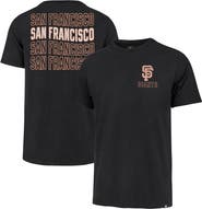 '47 Men's '47 Black San Francisco Giants Hang Back Franklin T-Shirt