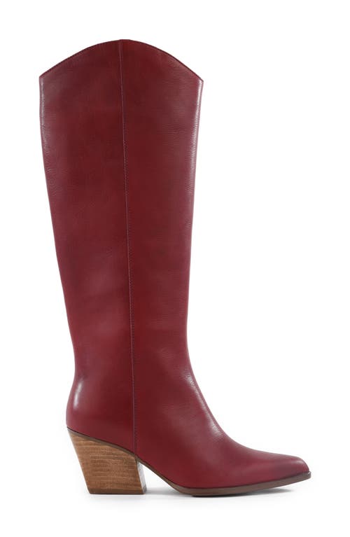 Seychelles Begging You Knee High Western Boot In Red