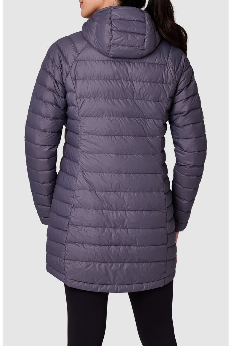 Transcendent Water Resistant 800 Fill Power Down Coat, Alternate, color, SMOKY QUARTZ