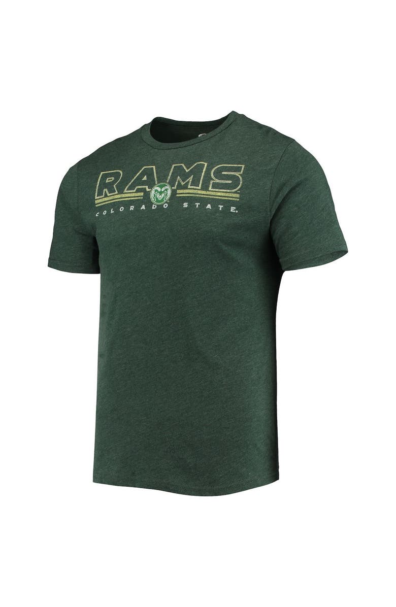 CONCEPTS SPORT Men's Concepts Sport Heathered Charcoal/Green Colorado State Rams Meter T-Shirt & Pants Sleep Set, Alternate, color, 