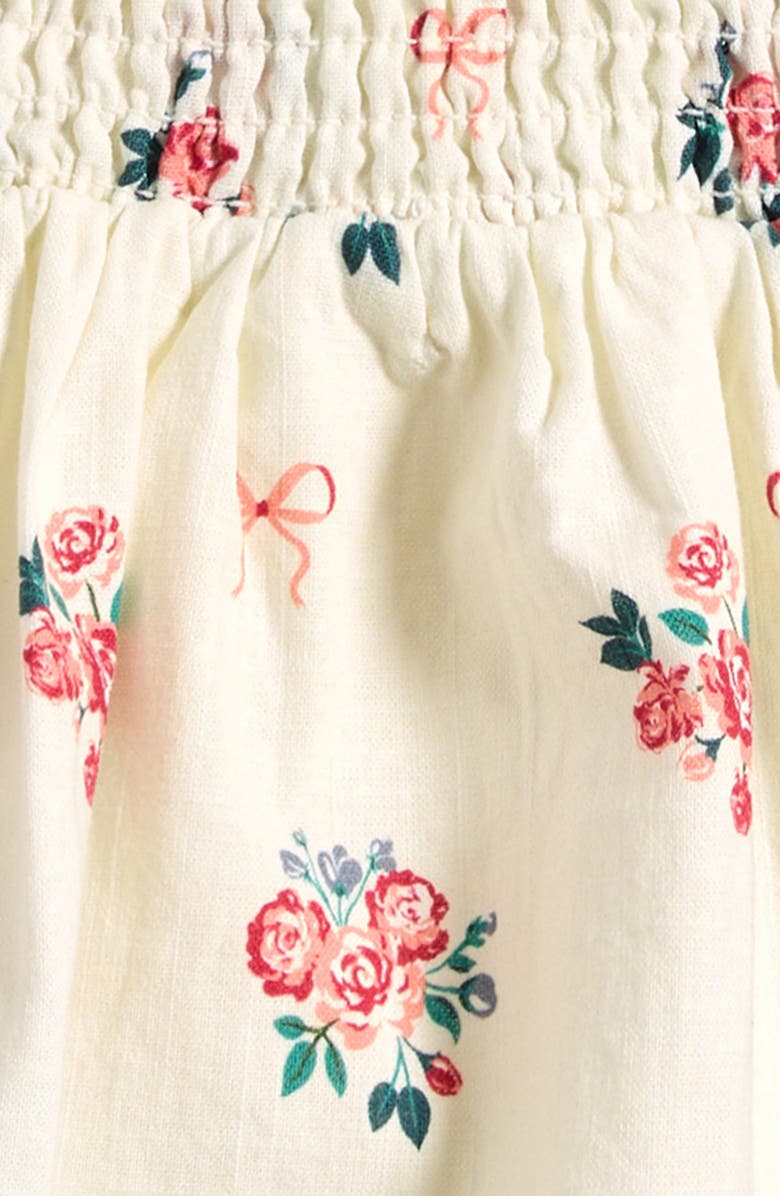 miles Bows & Bouquets Tank & Skirt Set, Alternate, color, Off White