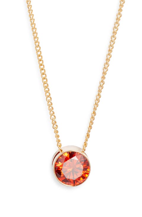 Birthstone Pendant Necklace