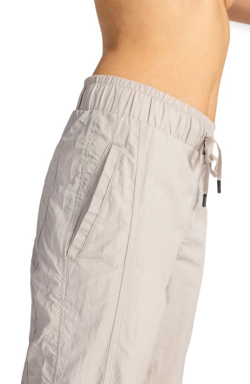 Kyodan Drawstring Waist Nylon Joggers In Neutral