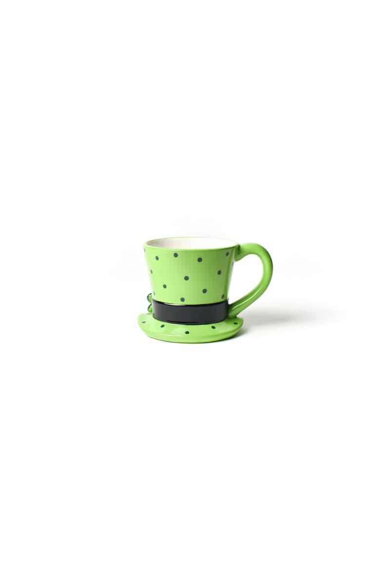 Leprechaun Hat Shaped Mug, Alternate, color, Green
