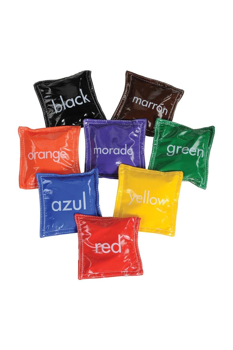Bilingual Color and Number Beanbags, Alternate, color, Multicolored