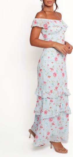 Irelynn Off the Shoulder Maxi Dress