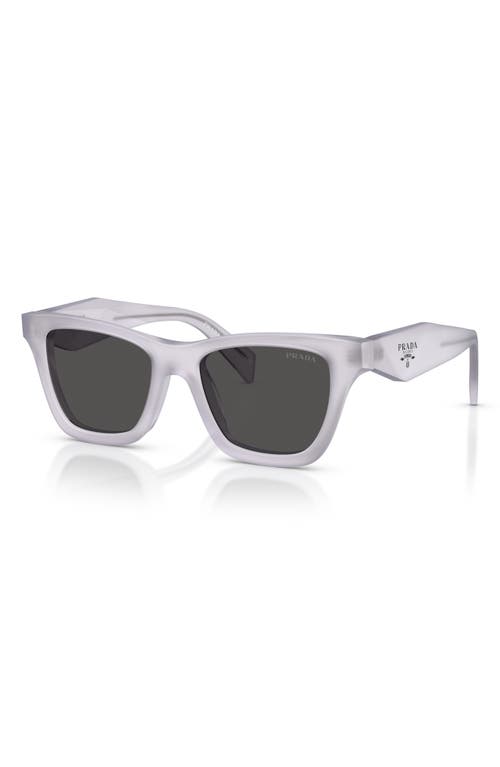 Prada 52mm Butterfly Sunglasses In Gray