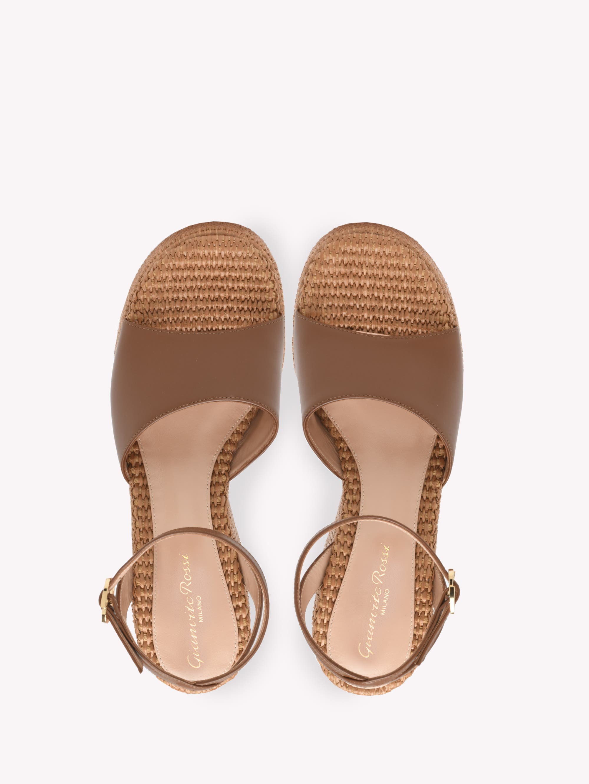 Gianvito Rossi Thalia Sandal, Alternate, color, Brown Leather