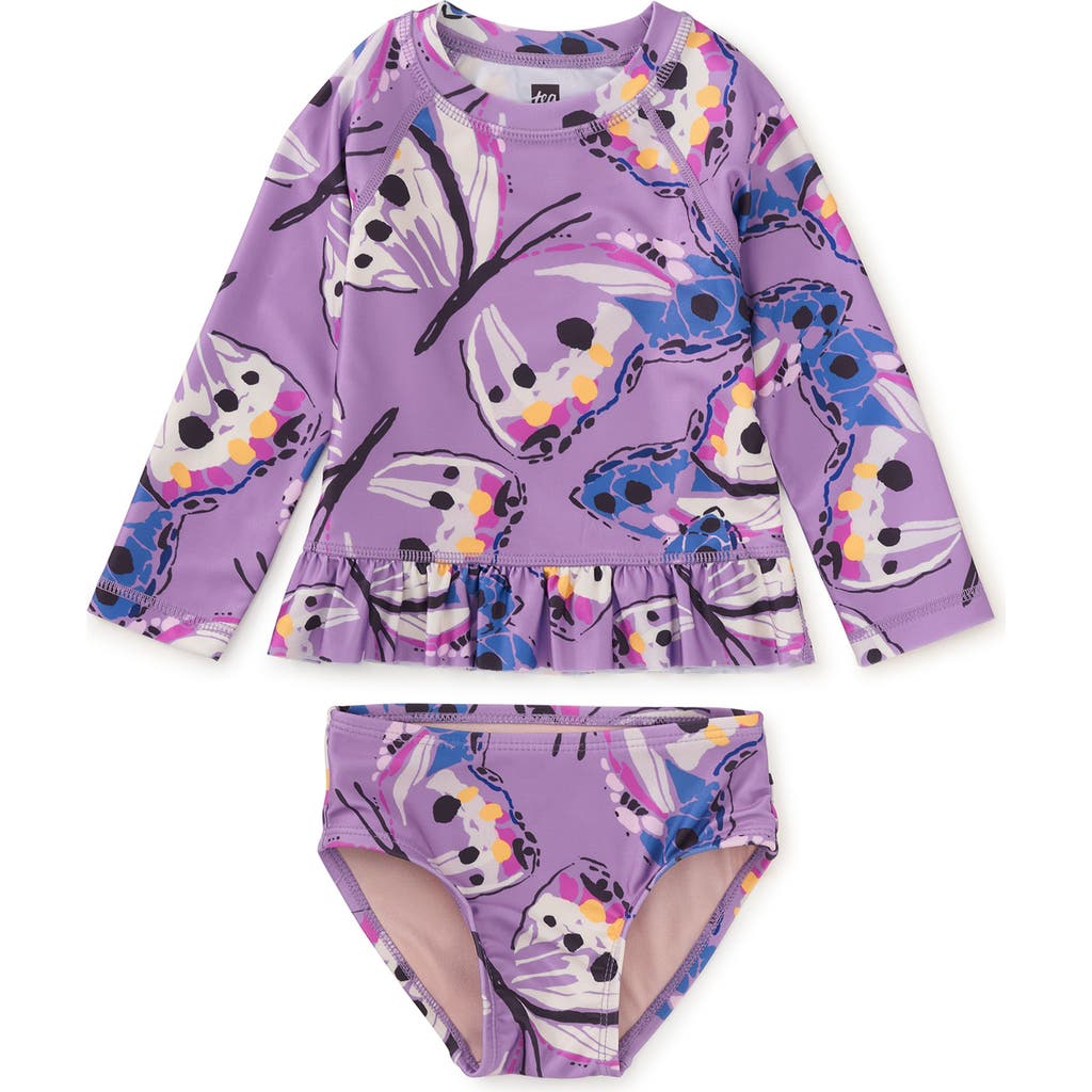 Tea Collection Rash Guard Baby Swim Set 2.0 In Carnival Butterfly