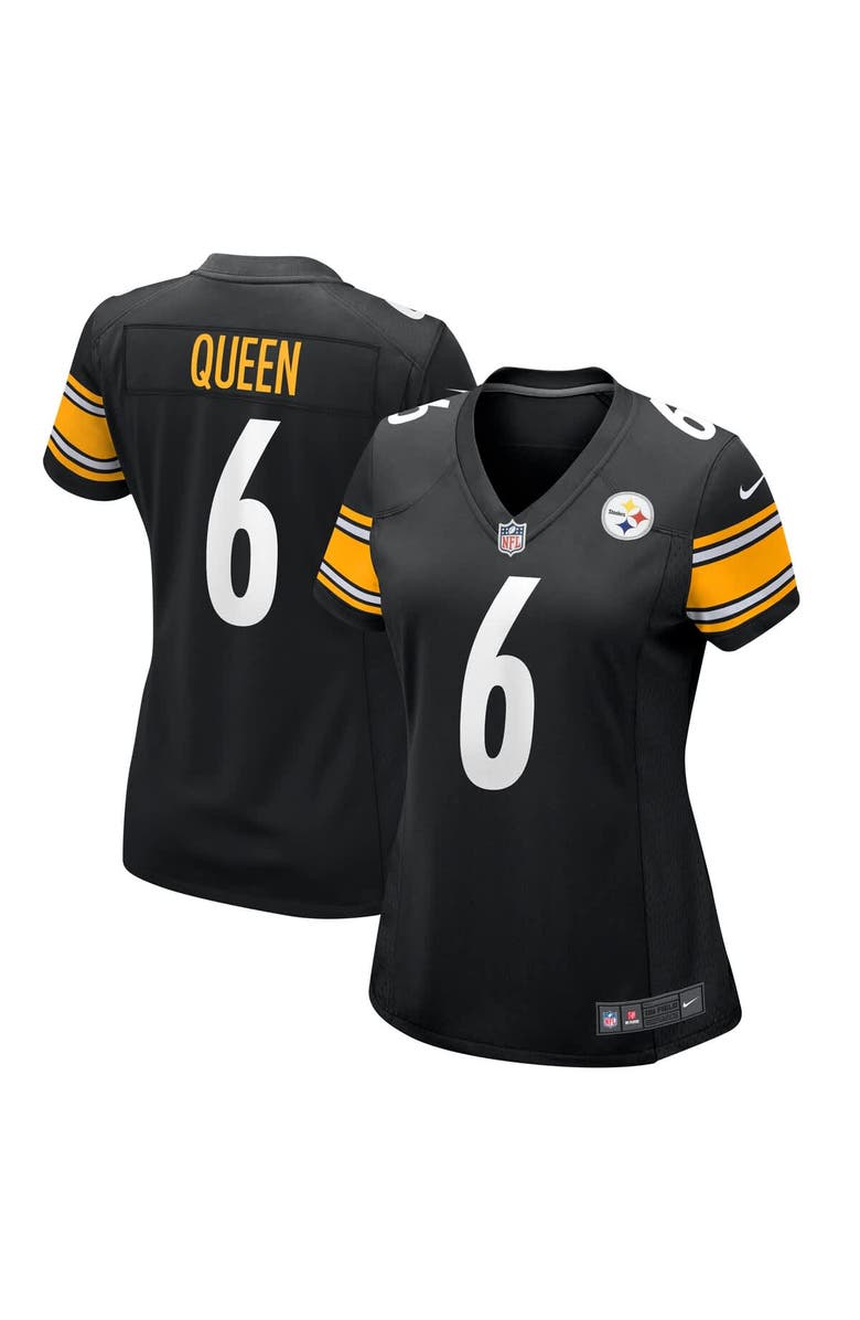Nike Women's Nike Patrick Queen Black Pittsburgh Steelers Game Player Jersey, Main, color, Black
