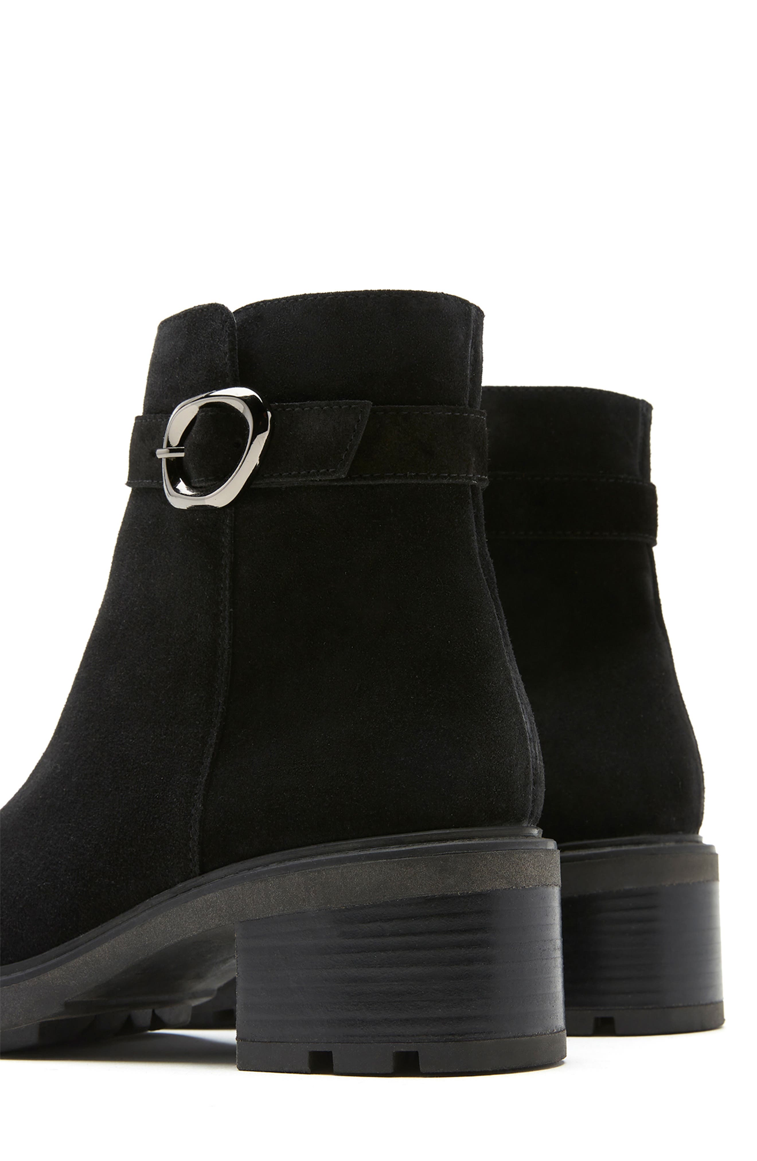 La Canadienne Avon Waterproof Buckle Boot, Alternate, color, Black Suede