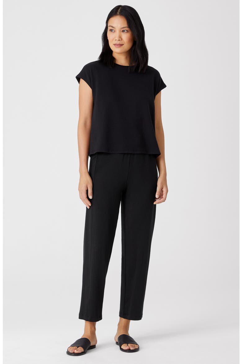 Lantern Ankle Pants, Alternate, color, BLACK