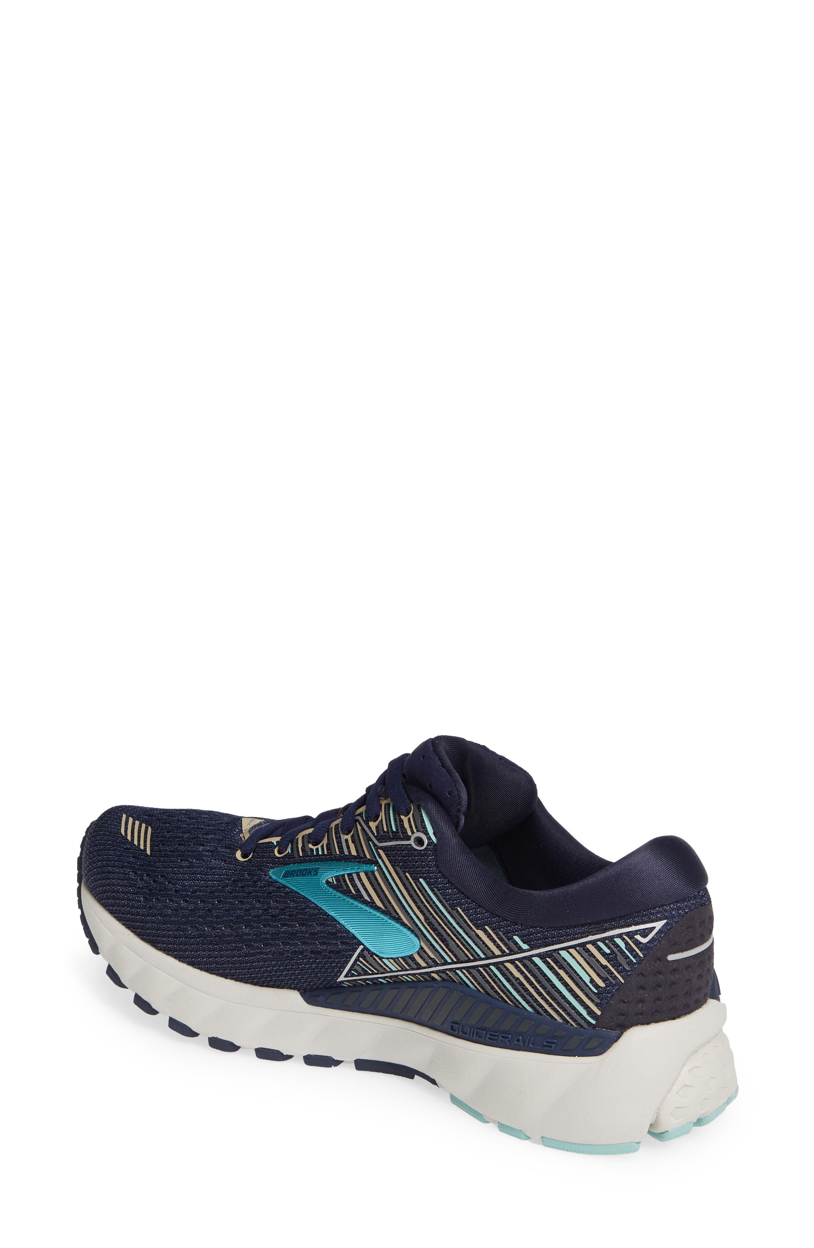 Adrenaline GTS 19 Running Shoe, Alternate, color, NAVY/ AQUA/ TAN