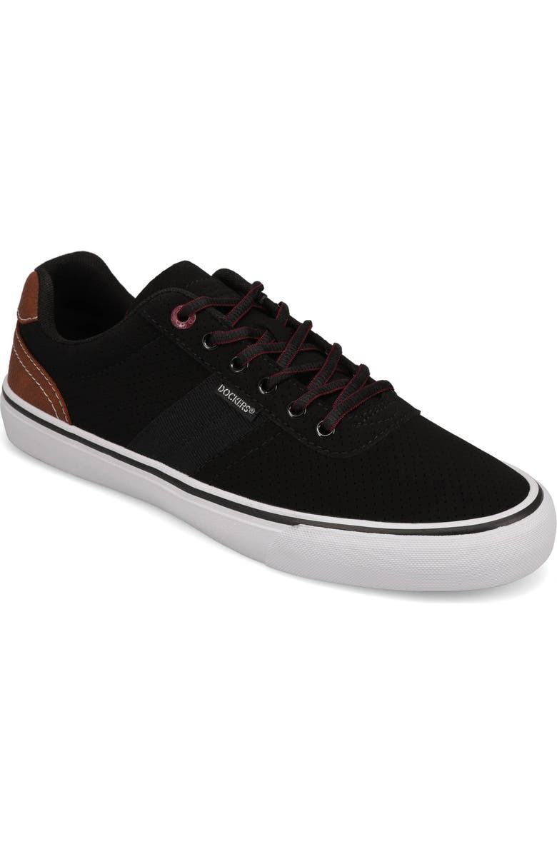 Dockers<sup>®</sup> Hobbs Lace-Up Sneaker, Main, color, Black/ Burgundy