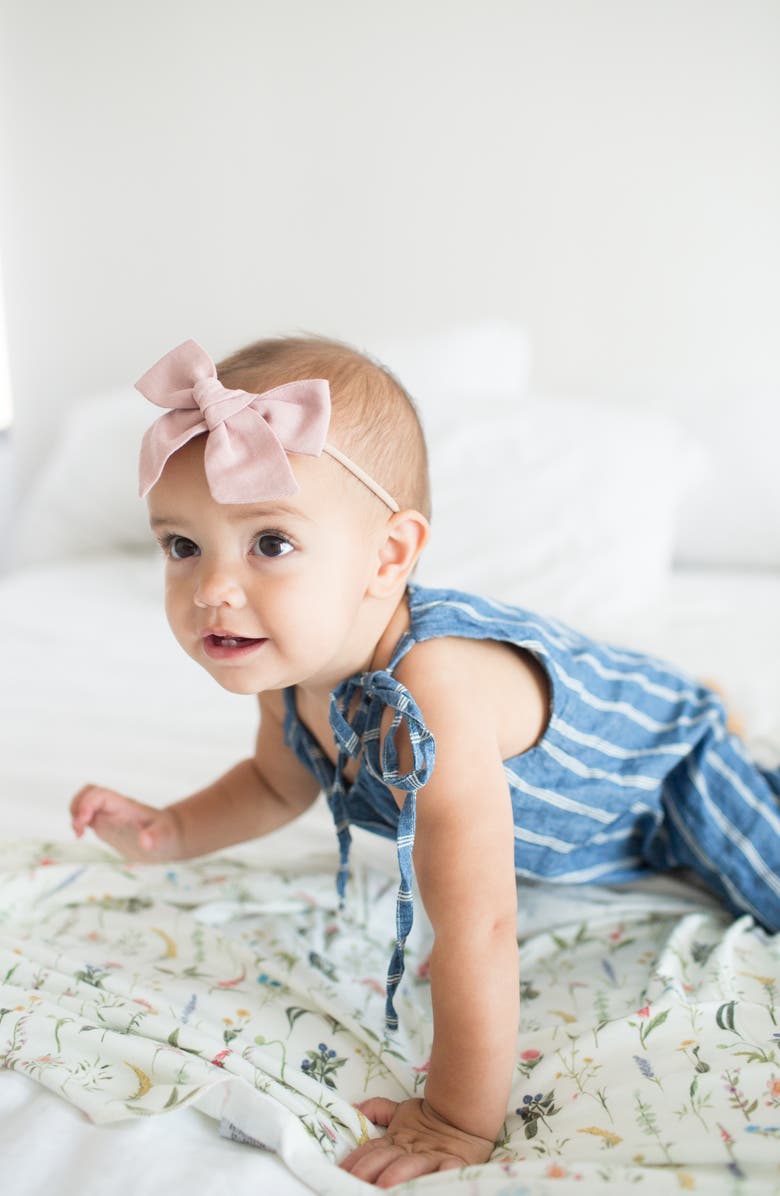 Copper Pearl Print Swaddle Blanket, Alternate, color, Aspen