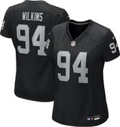 Nike Women's Nike Christian Wilkins Black Las Vegas Raiders Team Game Jersey