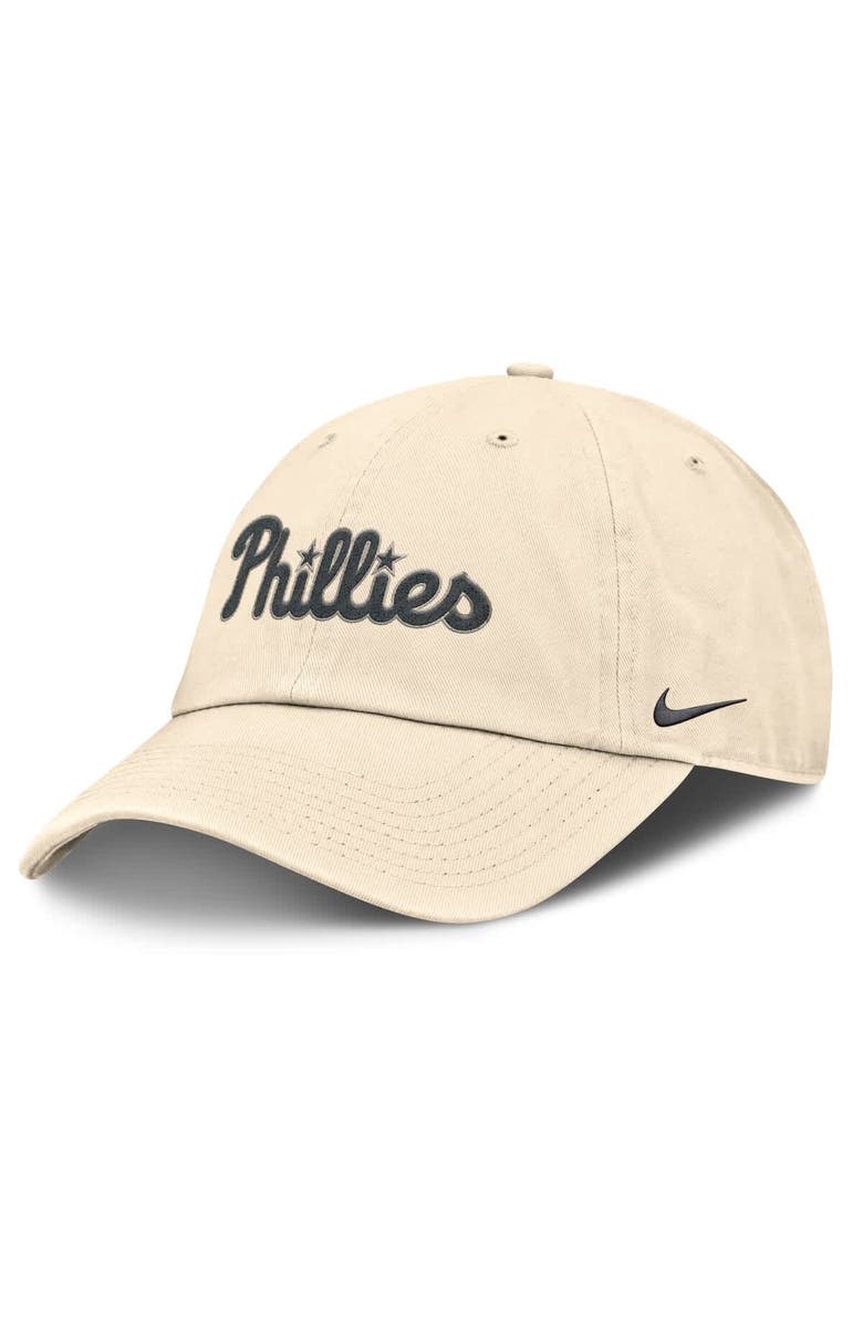 Nike Men's Nike Natural Philadelphia Phillies Camo Pack Club Adjustable Hat, Main, color, 