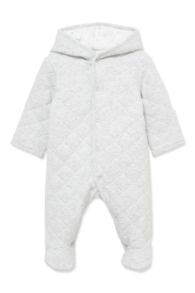 Kids' Stars Quilted Pram, Main, color, WHITE