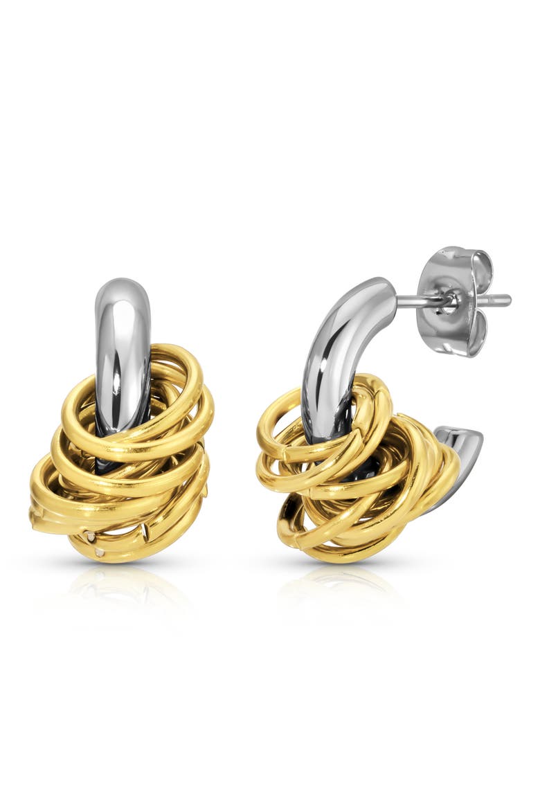 Alimos Hoop Earrings, Main, color, GOLD