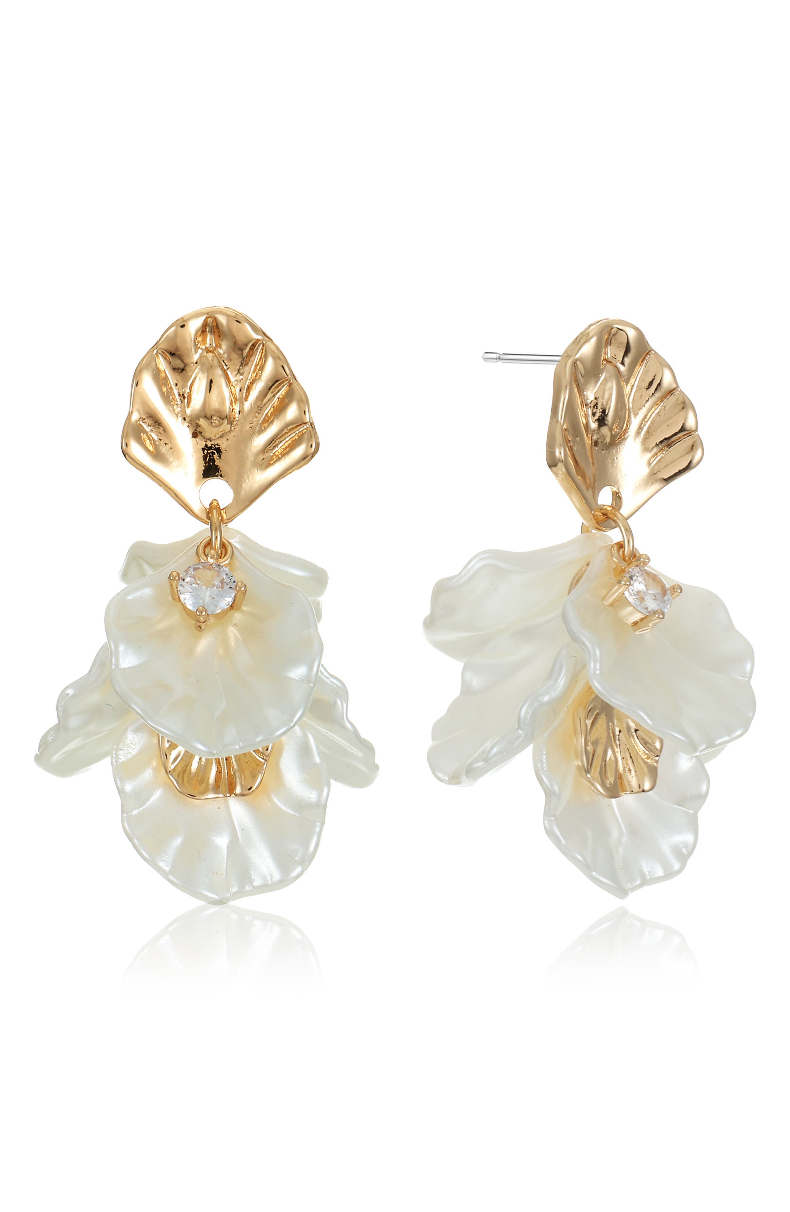 Ettika Dripping Petal Earrings