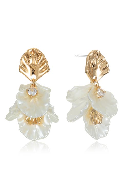 Dripping Petal Earrings