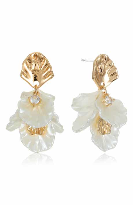 Ettika Dripping Petal Earrings