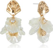 Ettika Dripping Petal Earrings