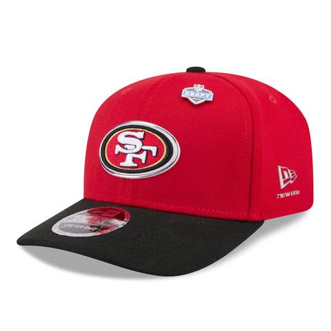 Men's New Era  Scarlet/Black San Francisco 49ers 2026 NFL Draft 9SEVENTY Adjustable Hat
