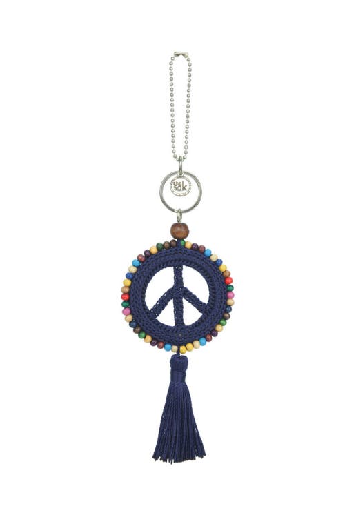 The Sak Yarnicharmz Crochet Peace Dangle