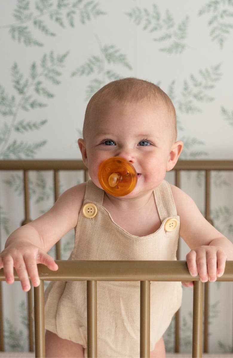 Natursutten Original Rounded Pacifier, Main, color, Natural Rubber Brown