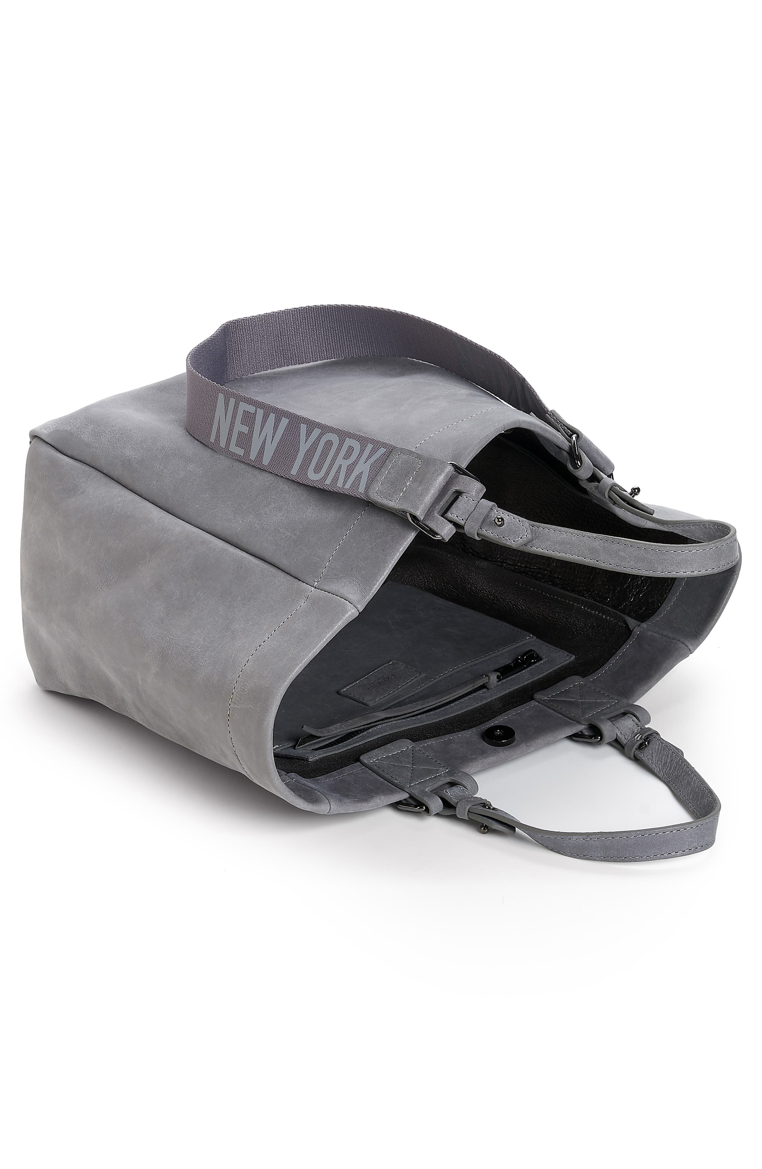 Bedford Leather Tote, Alternate, color, SMOKE