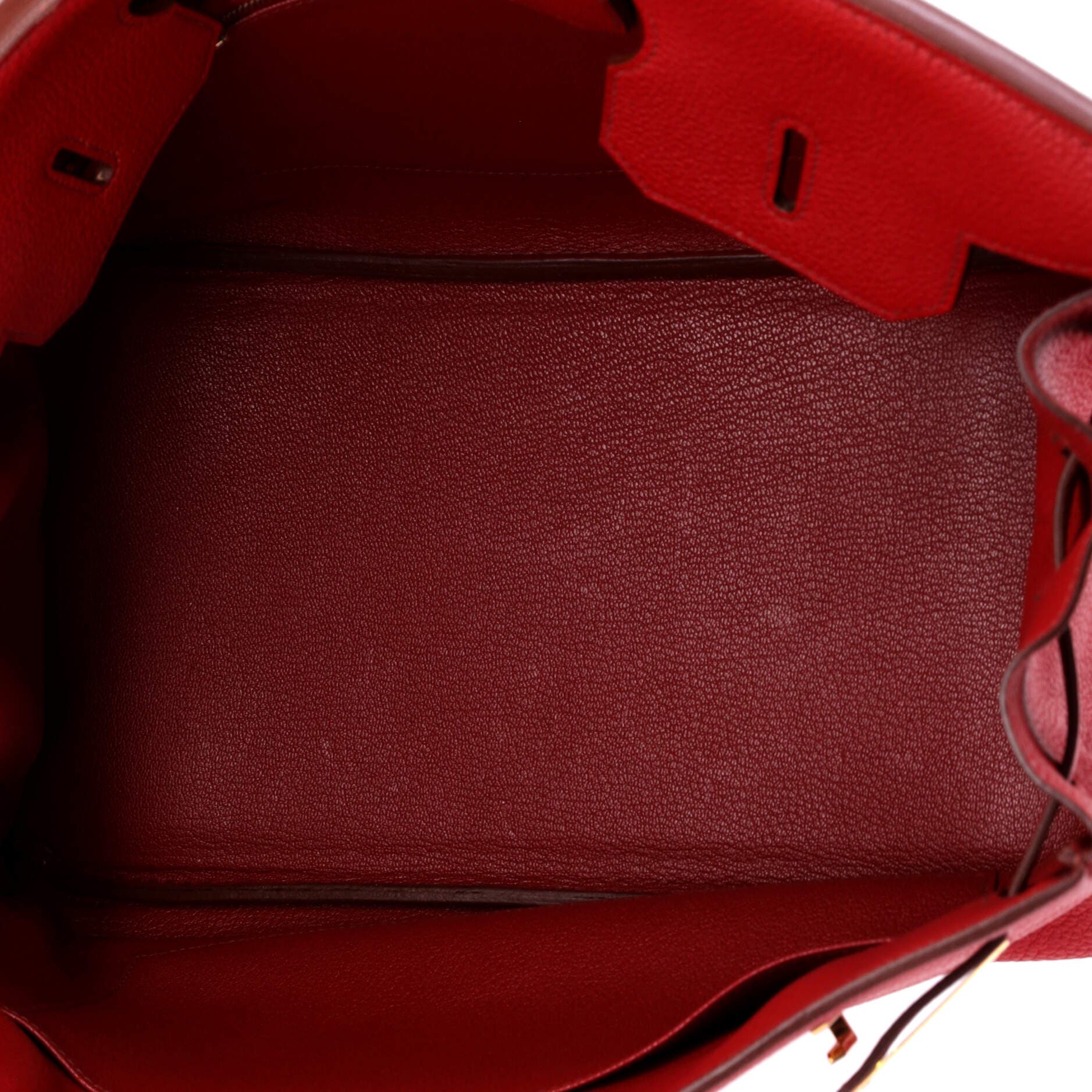 Pre-Owned Hermes Birkin Handbag Red Togo with Gold Hardware 35, Alternate, color, Rouge Garance