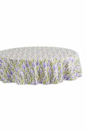 Design Imports Lavender Fields Round Tablecloth