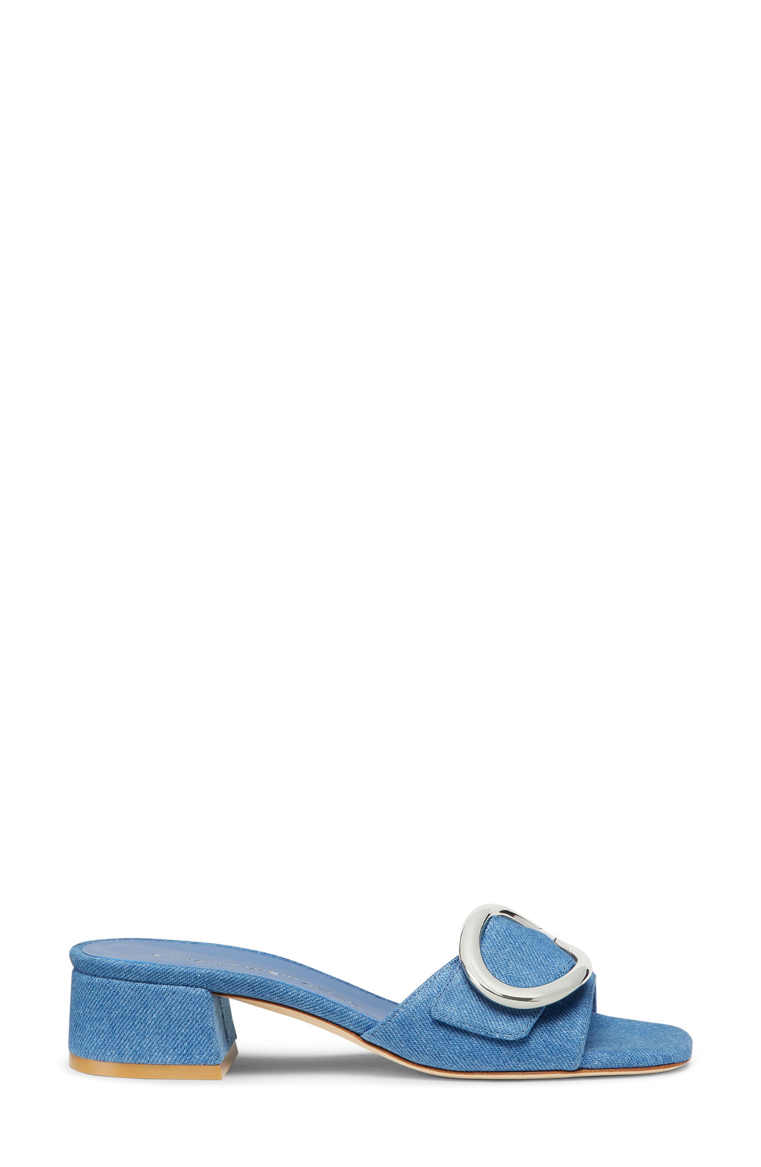 Stuart Weitzman Benni 35 Slide Sandal, Alternate, color, Washed