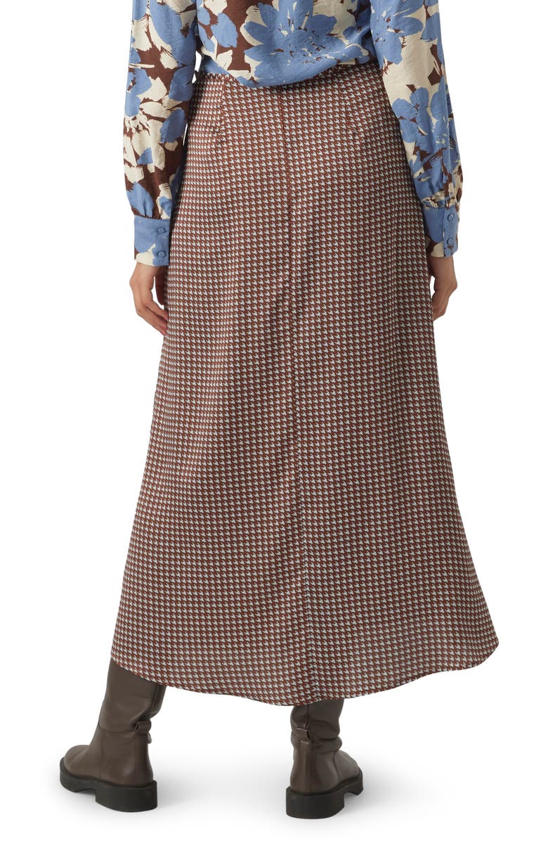 VERO MODA Oli Belinda Houndstooth Check Skirt, Alternate, color,