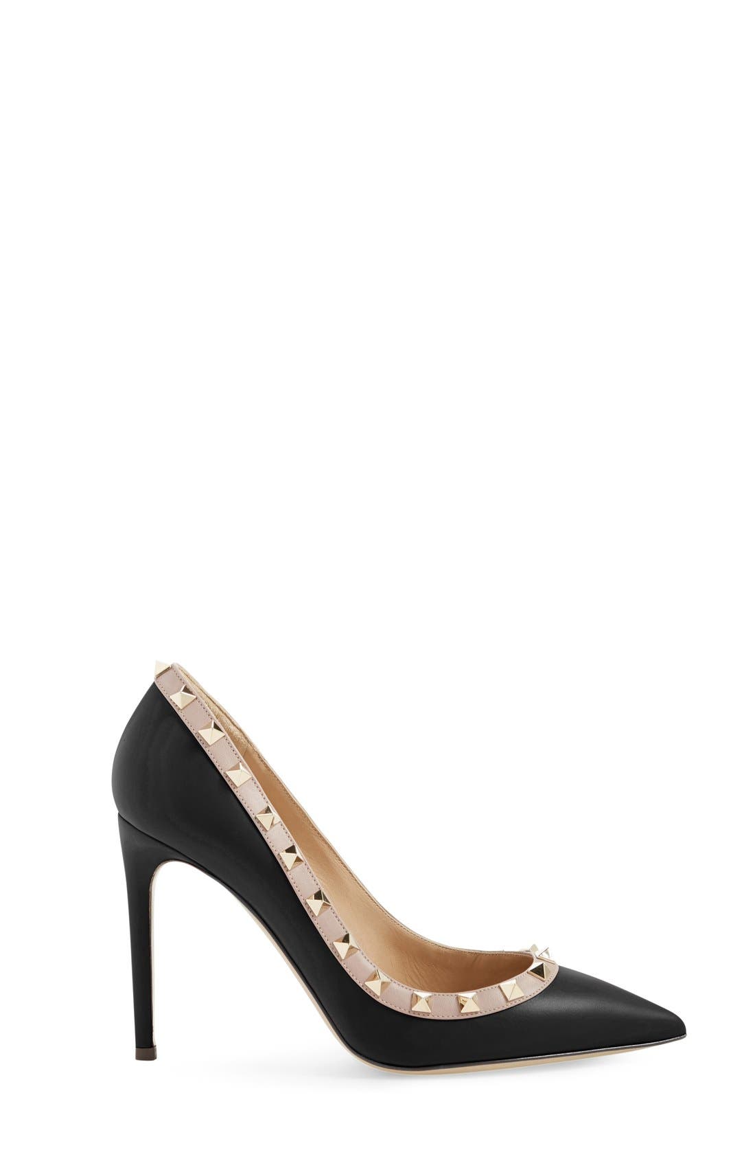 Valentino Garavani 'Rockstud' Pump, Alternate, color, 