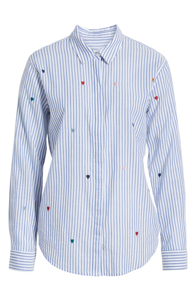 Rails Taylor Embroidered Stripe Shirt, Alternate, color,