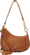 Dune London Direction Suede Shoulder Bag
