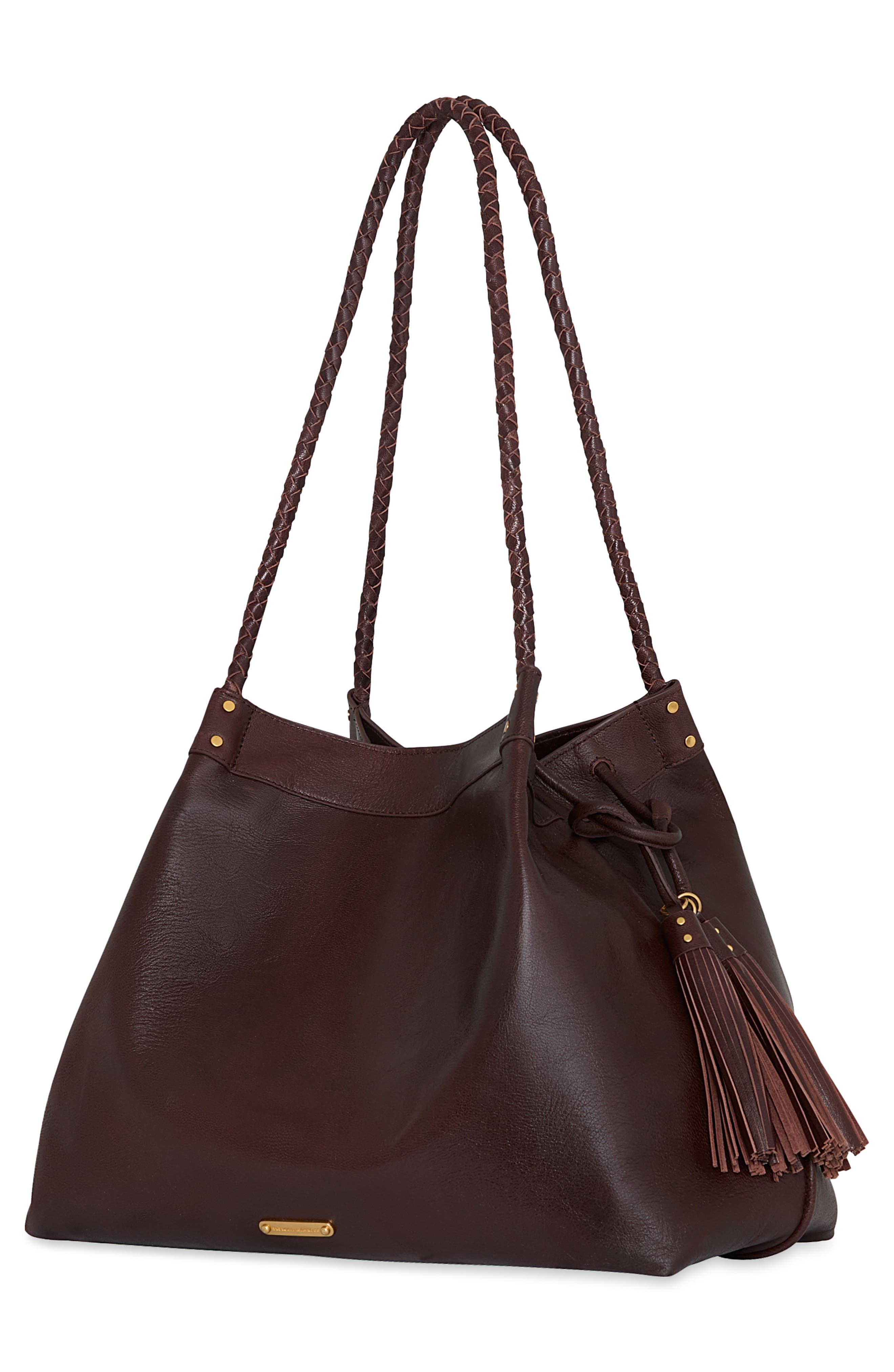 Lana Tassel Leather Tote, Alternate, color, SABLE