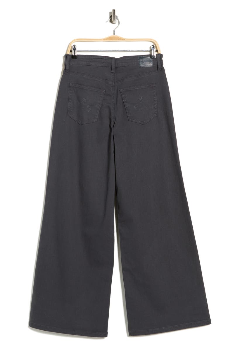 AG Deven Ultra High Waist Wide Leg Jeans, Alternate, color, Gunpowder