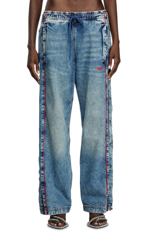 Diesel ® D-axfor-s Side Snap Jeans In Denim