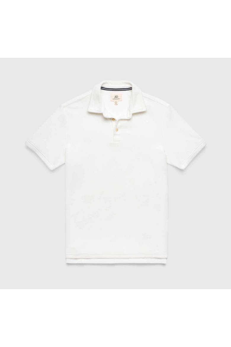 Ryan Saltwater Terry Polo, Main, color, White