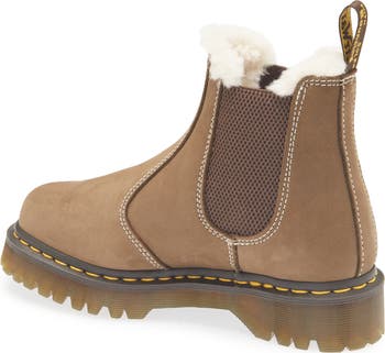 2976 Faux Shearling Lined Lug Sole Boot