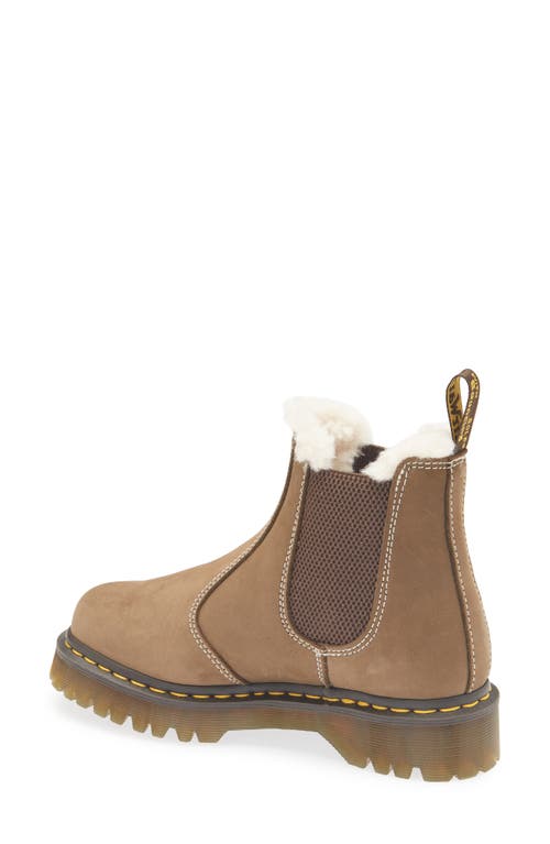 Dr. Martens' Dr. Martens 2976 Faux Shearling Lined Lug Sole Boot In Brown