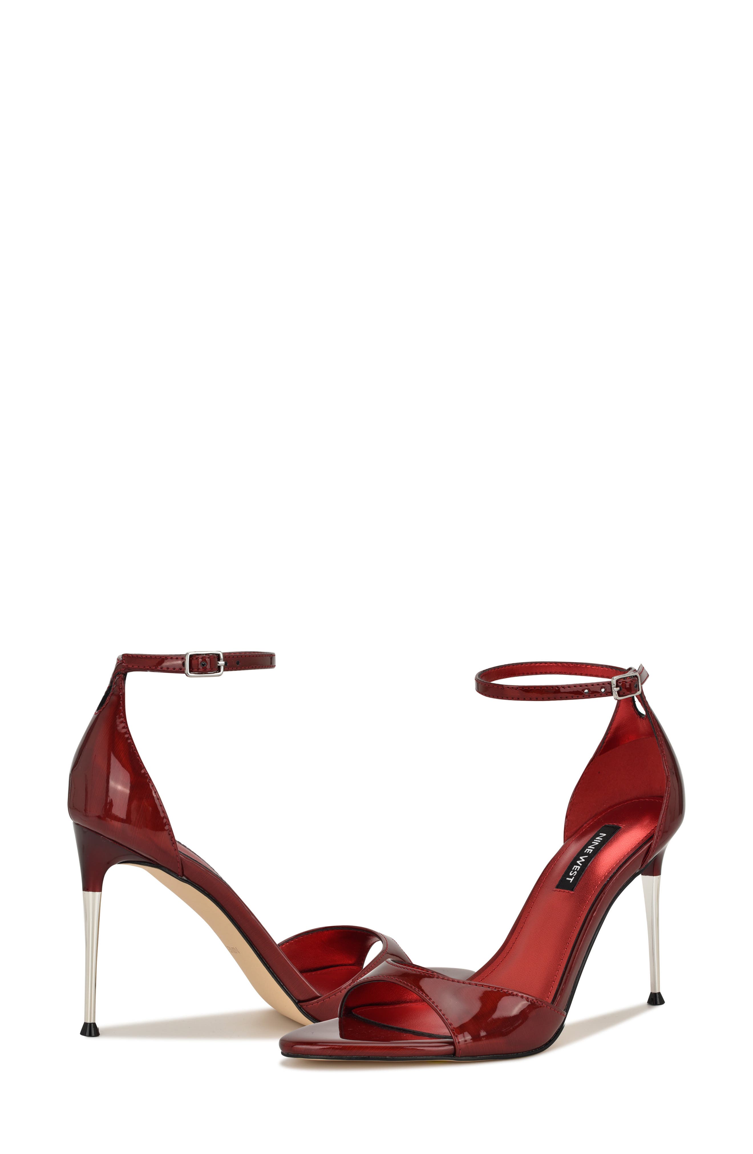 Serven Ankle Strap Sandal, Alternate, color, DARK RED 600